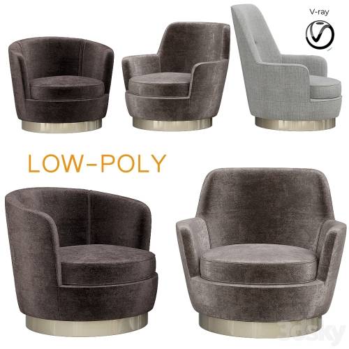 '3dsky Pro - Armchair jacques minotti'