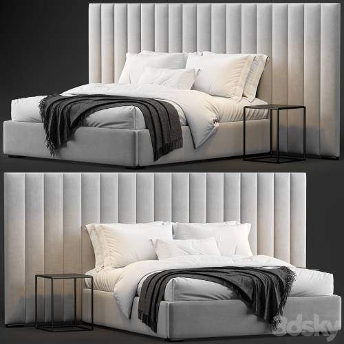 '3dsky Pro - RH Modena Vertical Channel Extended Platform Bed 2'