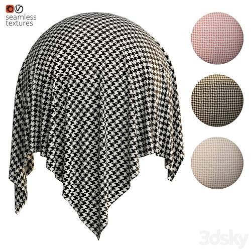 '3dsky Pro - Seamless material Houndstooth'