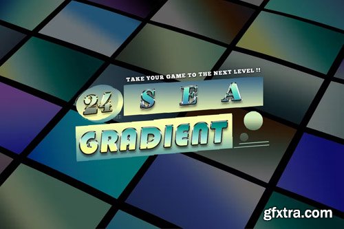 24 Sea Gradients Photoshop