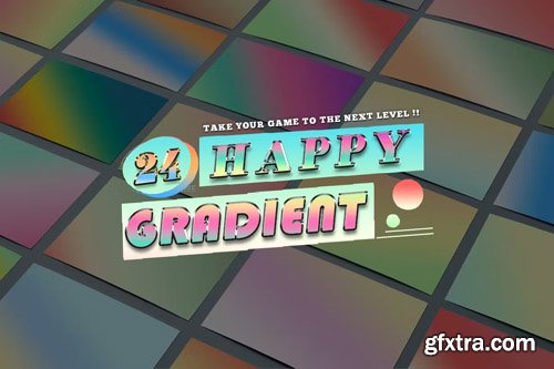 24 Happy Gradients Photoshop