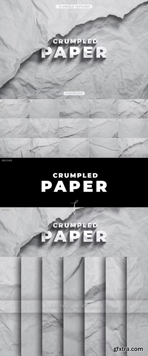 Crumpled Paper Textures