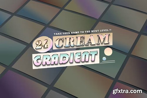24 Cream Gradients Photoshop