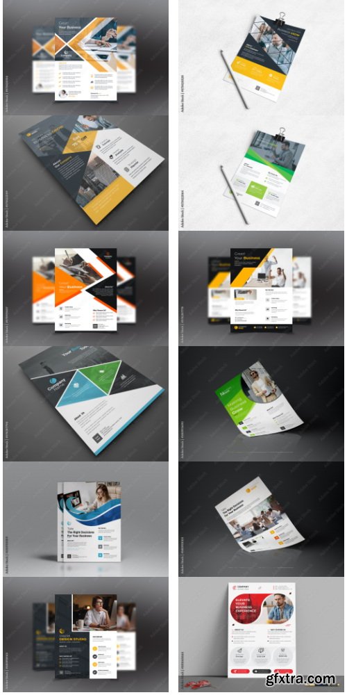 Creative Business Agency Flyer Template 40xAI
