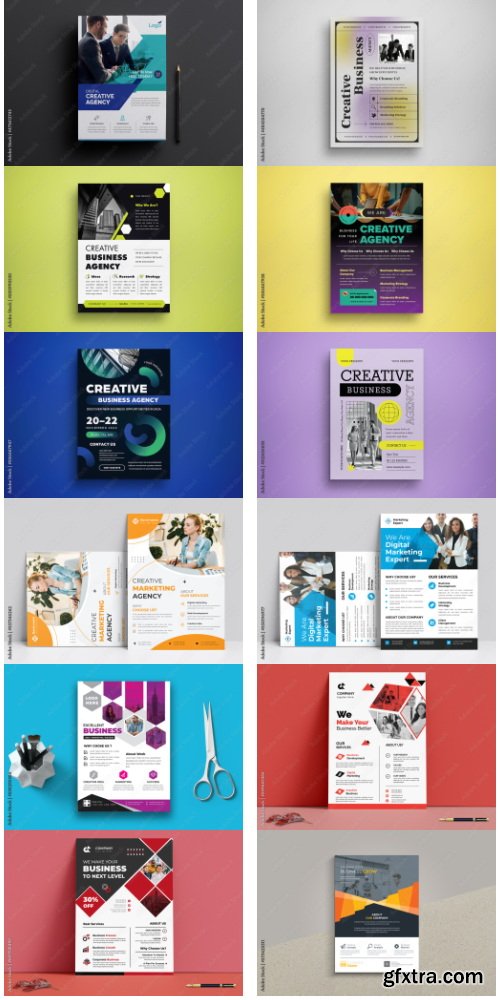 Creative Business Agency Flyer Template 40xAI