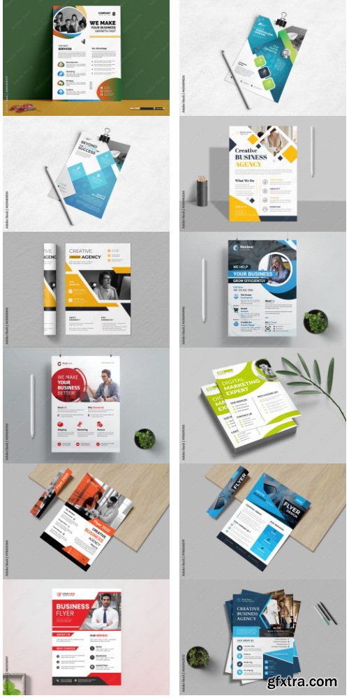 Creative Business Agency Flyer Template 40xAI