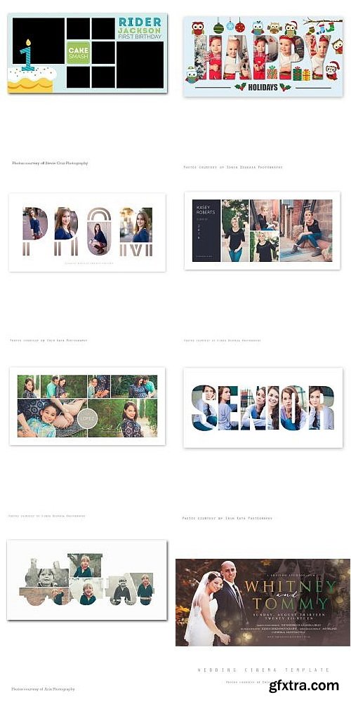 Squijoo - Collages & Boards - 20 x 10 50xPSDs