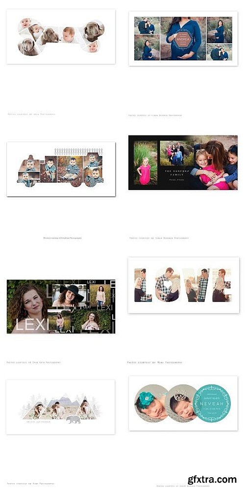 Squijoo - Collages & Boards - 20 x 10 50xPSDs