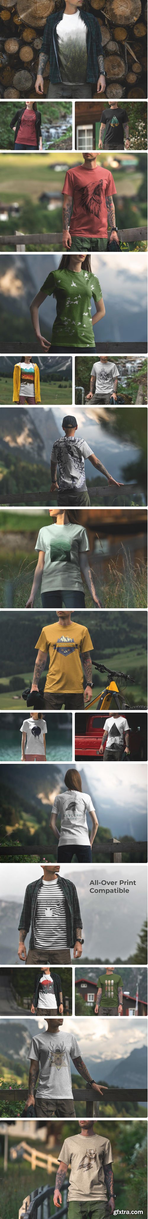 MockupCloud - T-Shirt Mockup Alpine Edition