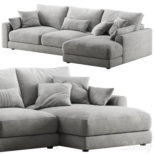 '3dsky Pro - livingroom cloud corner sofa bed Sherlock'