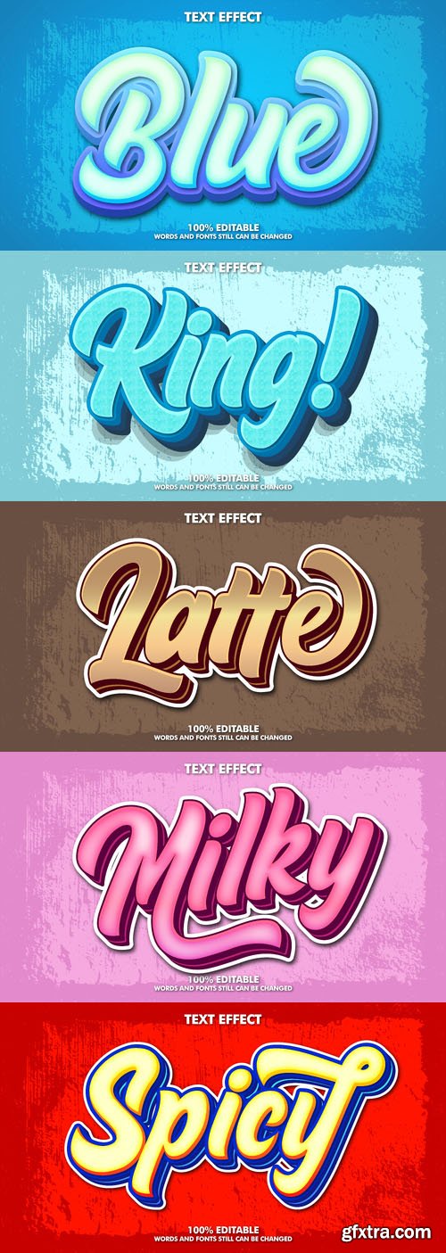 Vector 3d text editable, text effect font vol 98 Vector 3d text editable, text effect font vol 98