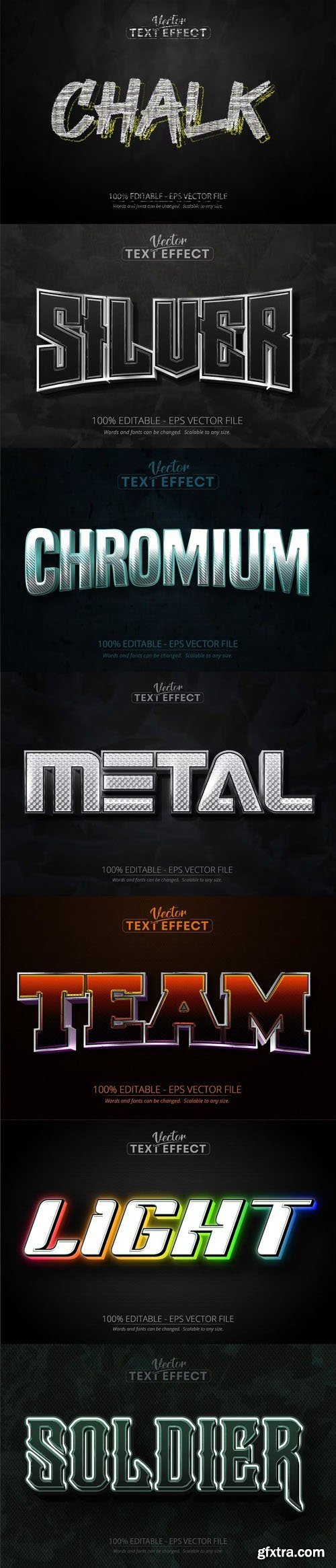 Vector 3d text editable, text effect vol 133 