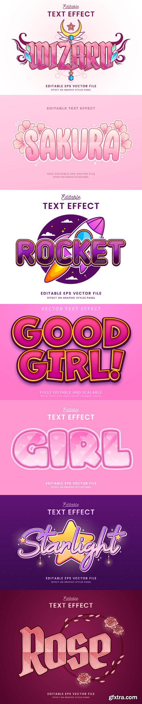 Vector 3d text editable, text effect font vol 169