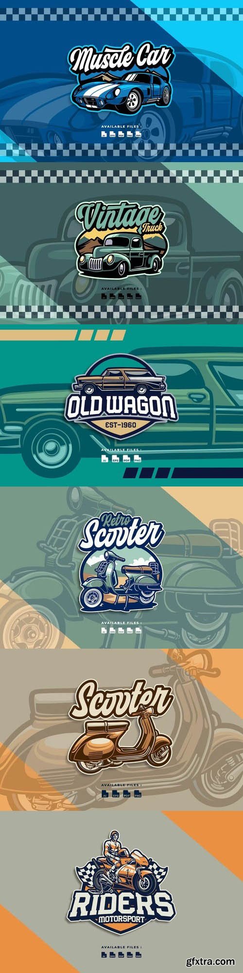 Mascot logo vector set vol 18 Mascot logo vector set vol 18