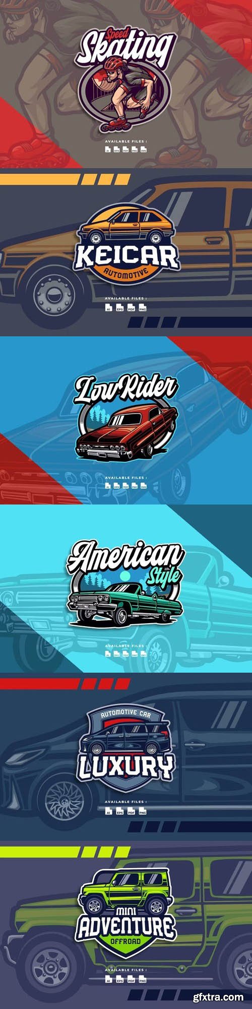 Mascot logo vector set vol 13 Mascot logo vector set vol 13