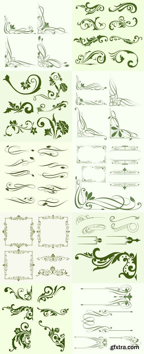 Frame, dividers, line, patterns, borders, scrolls, curls, floral, design elements, calligraphic, ornaments, decorative hand drawn vector set Frame, dividers, line, patterns, borders, scrolls, curls, floral, design elements, calligraphic, ornaments, decorative hand drawn vector set