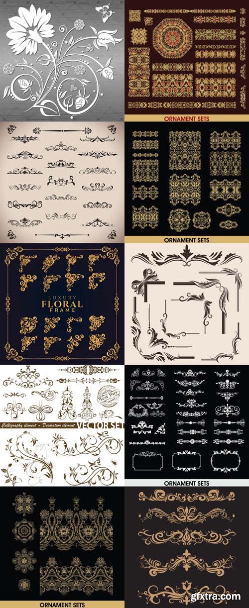 Calligraphic, frame, dividers, line, patterns, borders, curls, scrolls, floral, design elements, ornaments, decorative hand drawn vector set Calligraphic, frame, dividers, line, patterns, borders, curls, scrolls, floral, design elements, ornaments, decorative hand drawn vector set