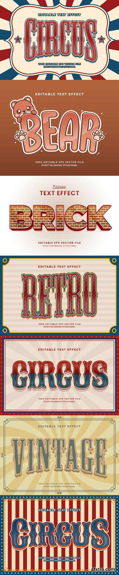 Vector 3d text editable, text effect font vol 186
