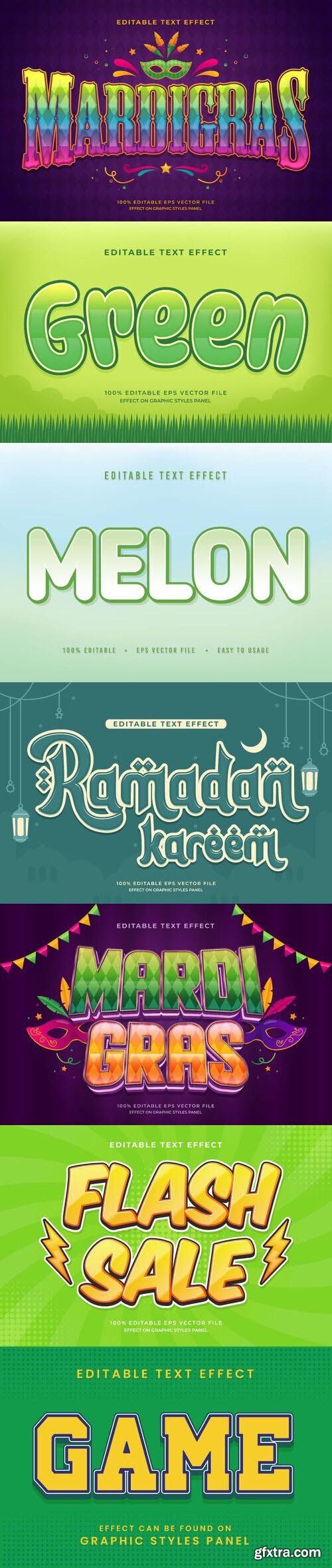 Vector 3d text editable, text effect font vol 180