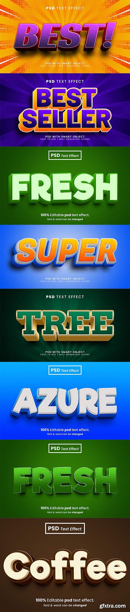 Psd text effect set vol 132