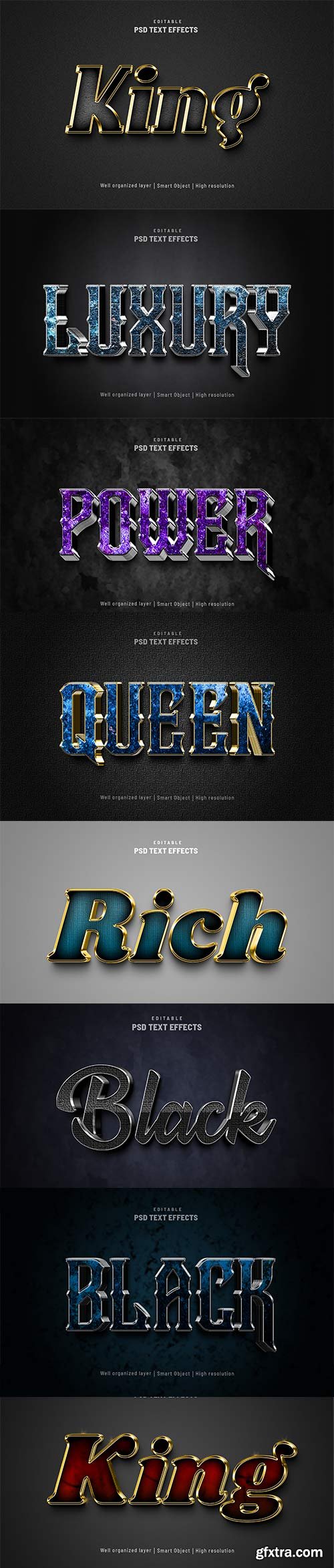 Psd text effect set vol 130