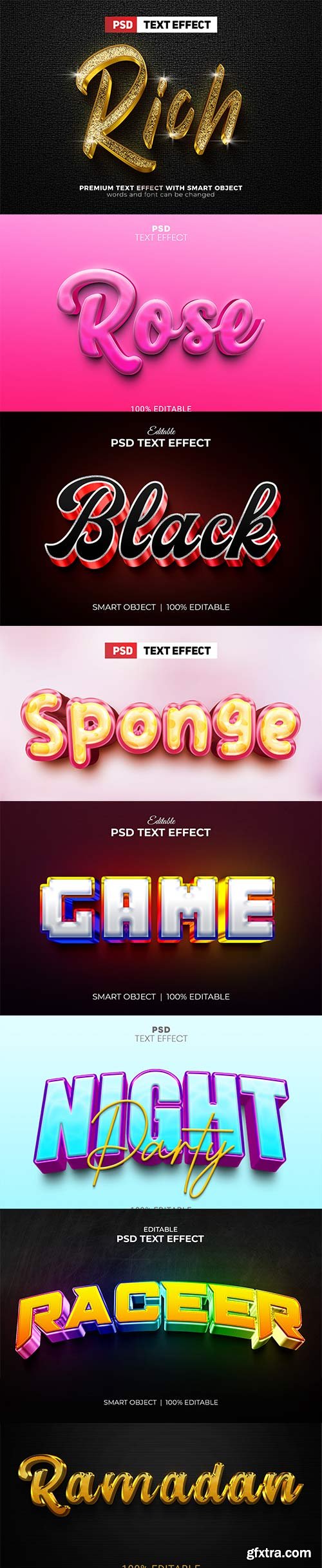 Psd text effect set vol 122
