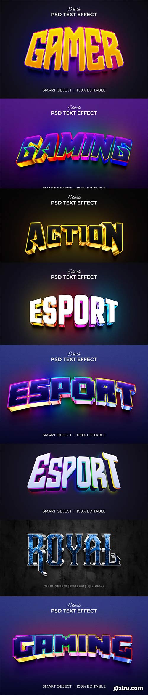 Psd text effect set vol 129