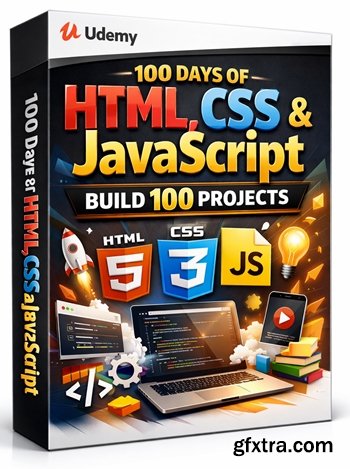 Udemy - 100 Days of HTML, CSS & JavaScript - Build 100 Projects