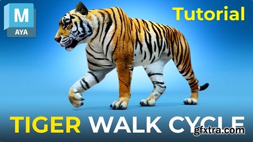 Sophoria Academy - How to Animate a Tiger Walk Cycle