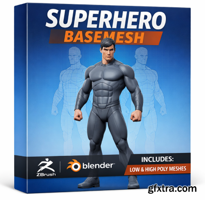 Flipped Normals - Superhero Basemesh V2