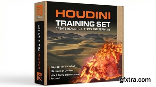 CGCircuit - Houdini Snake Lava Monster Project