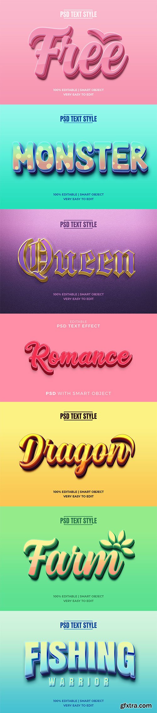 Psd text effect set vol 151