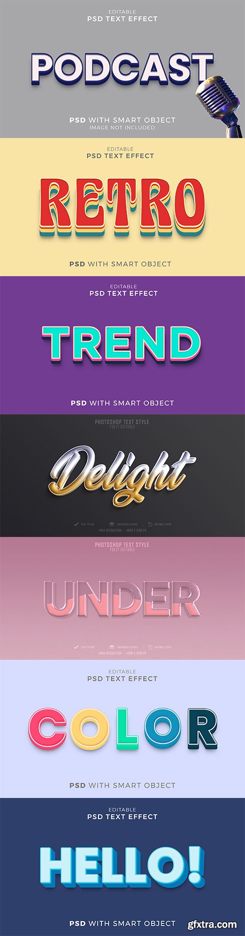 Psd text effect set vol 150