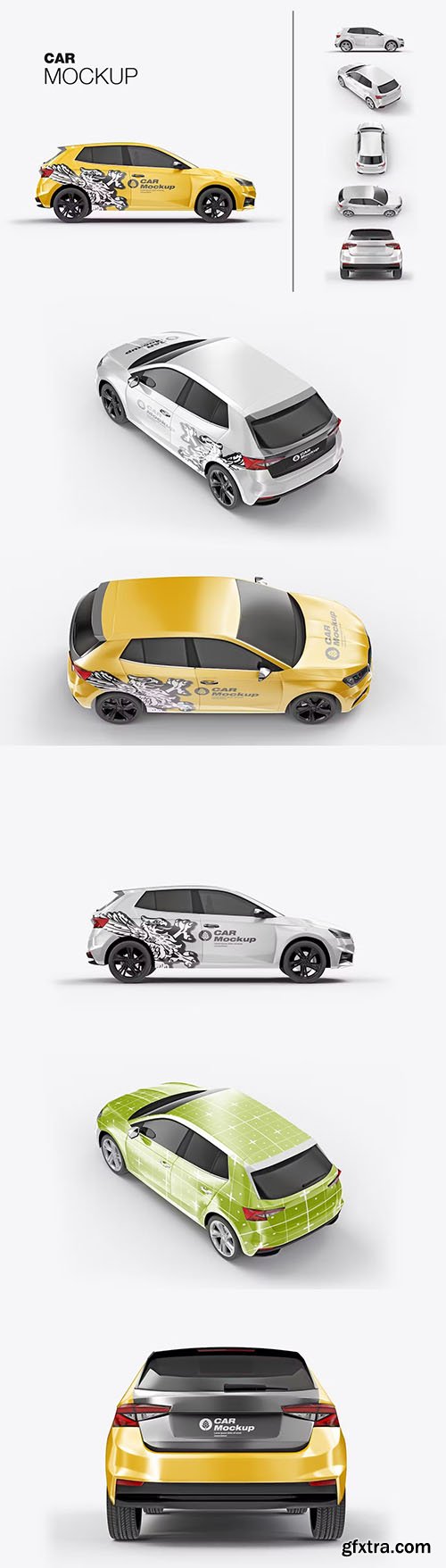 Car Wrap Mockup