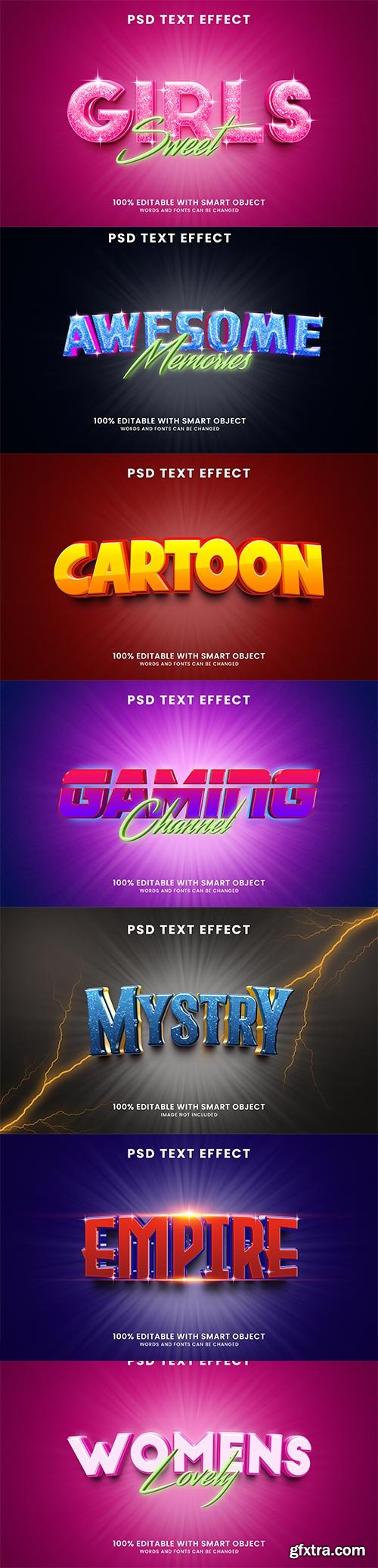 Psd text effect set vol 156