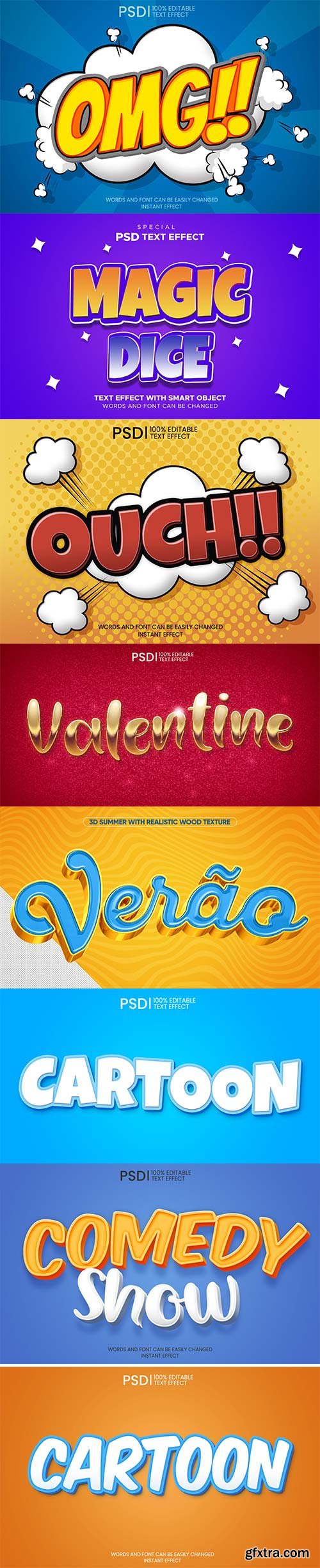 Psd text effect set vol 153