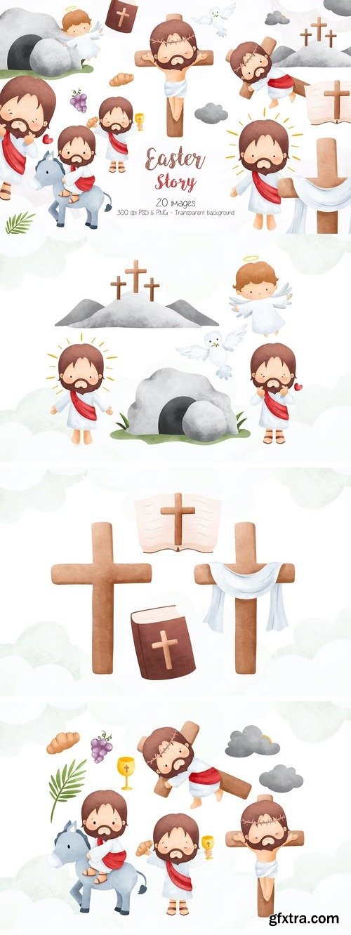 Easter Story Clipart