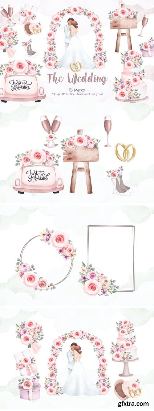 The Wedding Clipart