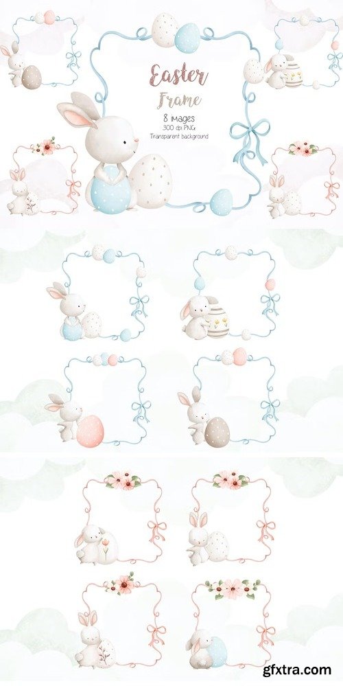 Easter Frame Clipart