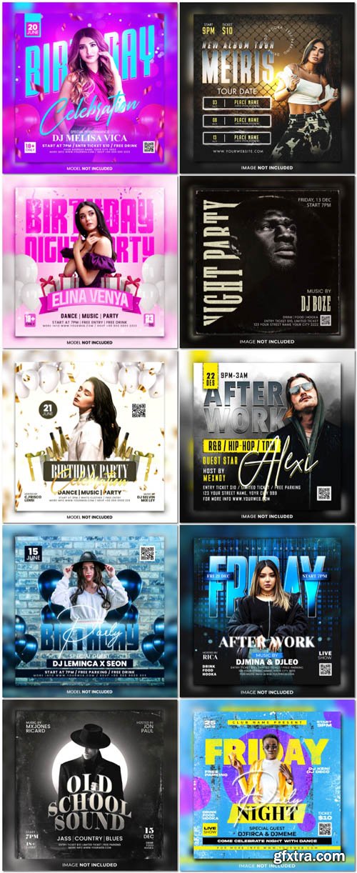 Flyer social media post, psd banner set vol 148 Flyer social media post, psd banner set vol 148