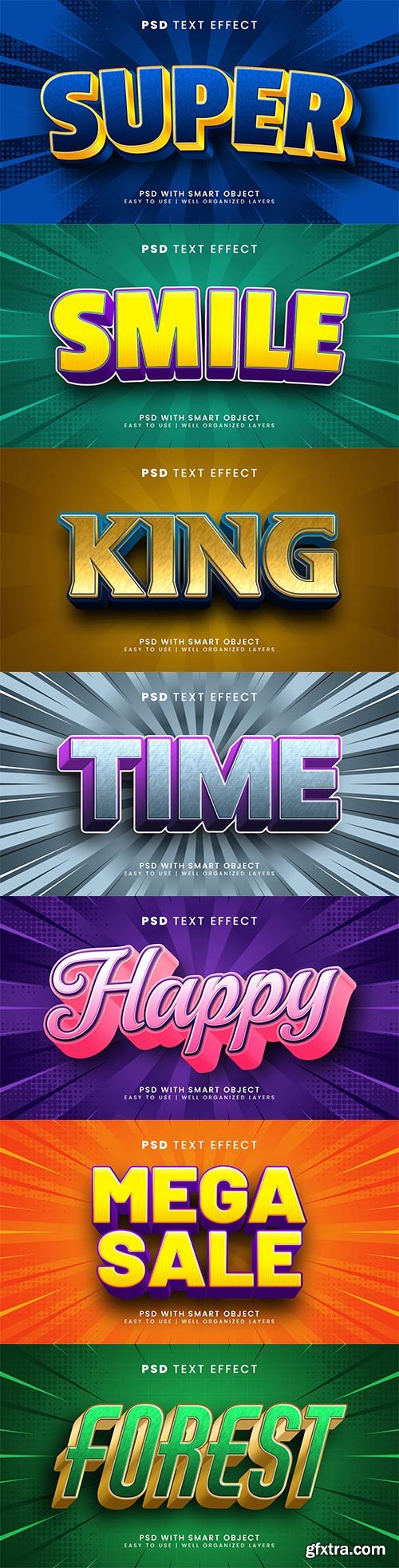 Text styles, Psd text effect set vol 188