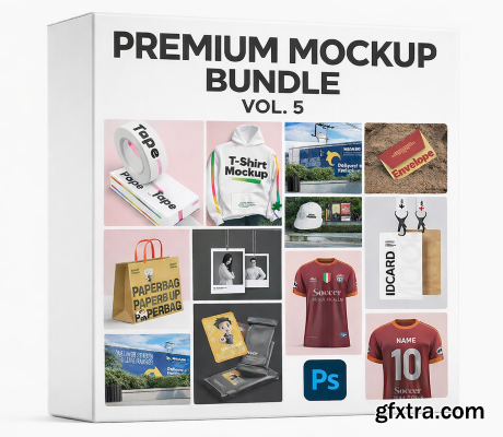 Premium Mockup Bundle Vol. 5