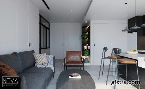 3ds Max Apartment Scene 03