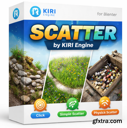 Scatter by KIRI Engine v1.0.0 for Blender