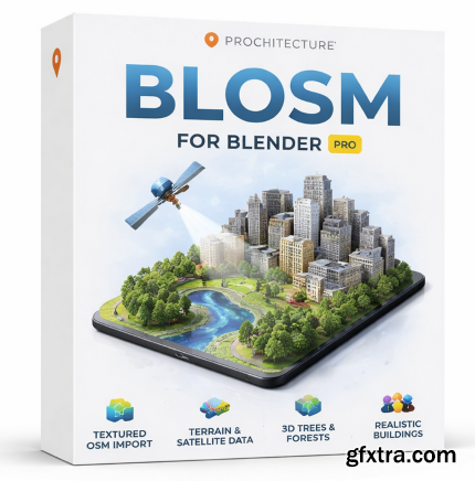 Blosm v2.7.23 Pro for Blender