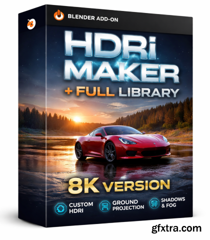 HDRI Maker v3.1.100 + Full Library 8K Version for Blender