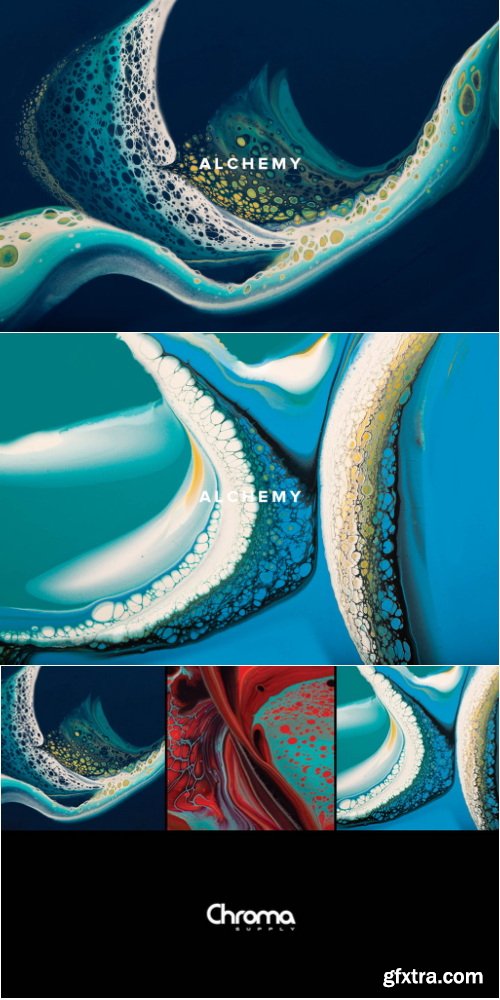 Chromasupply - Alchemy: Fluid Acrylic Paint Textures