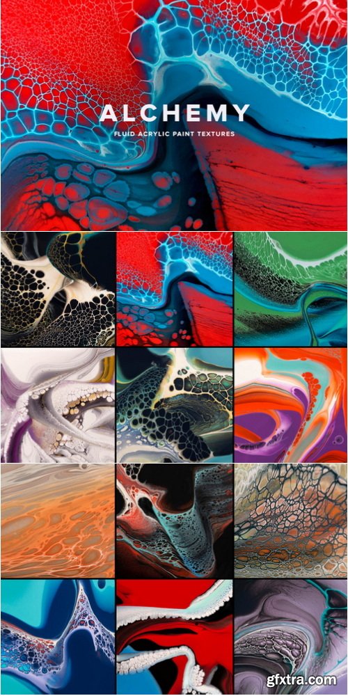 Chromasupply - Alchemy: Fluid Acrylic Paint Textures