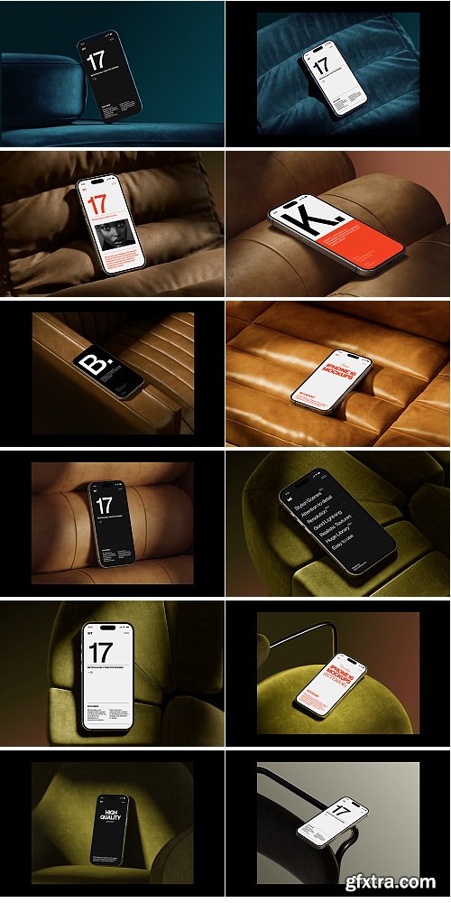 Wannathis - Laser light Apple device mockups