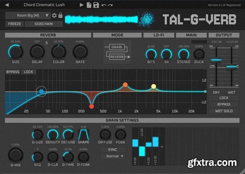 Togu Audio Line TAL-G-Verb v2.1.0 Togu Audio Line TAL-G-Verb v2.1.0
